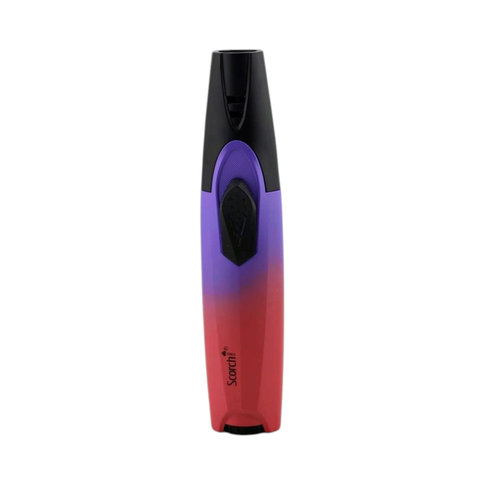 Rainbow Scorch Single Flame Torch Lighter-Purple