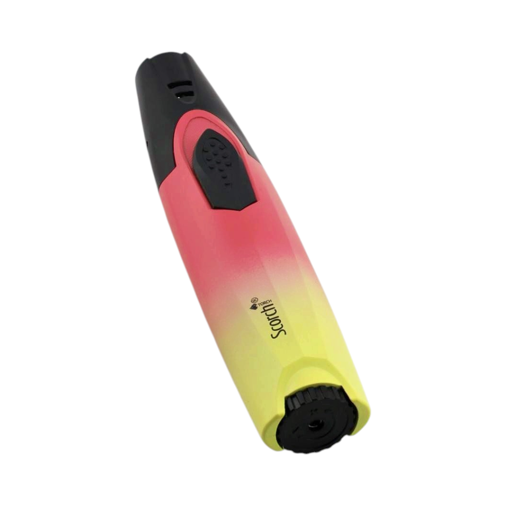 Rainbow Scorch Single Flame Torch Lighter-Red and Yellow
