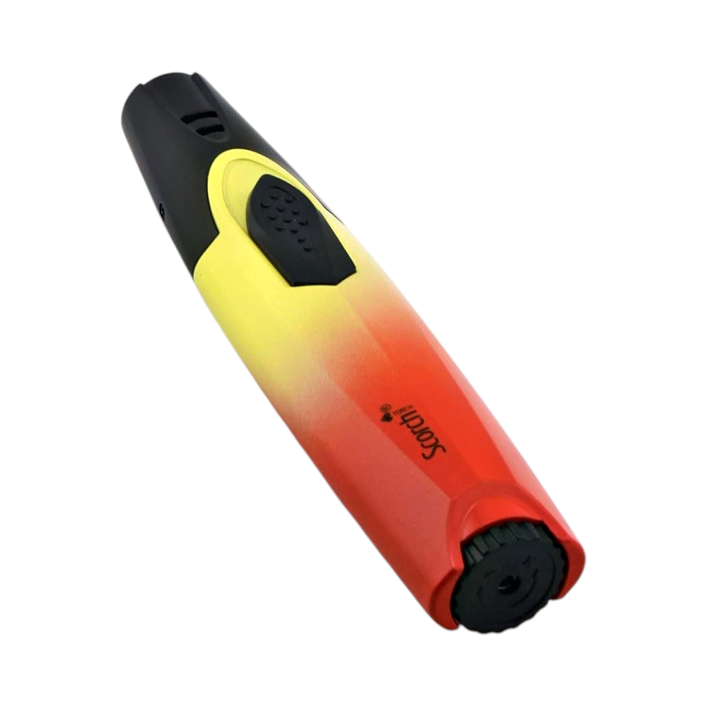 Rainbow Scorch Single Flame Torch Lighter-Yellow and Red