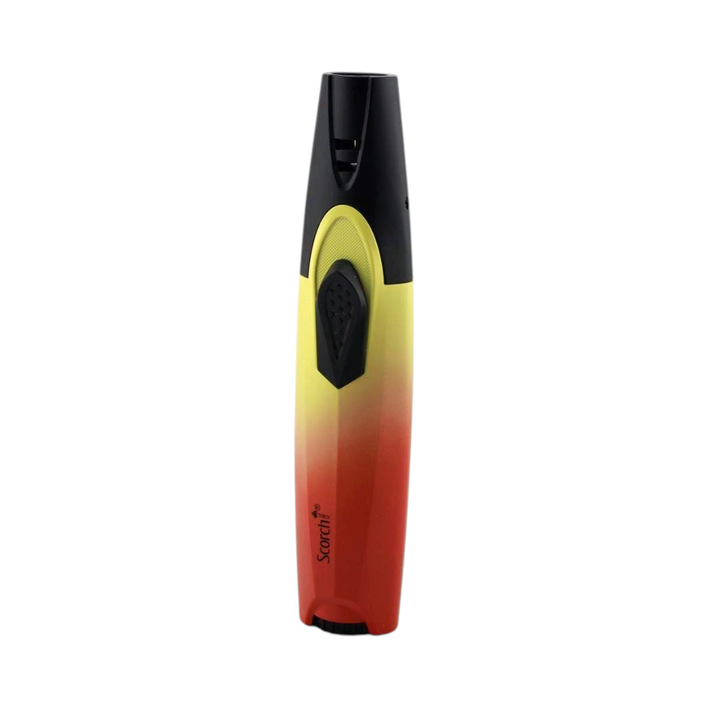 Rainbow Scorch Single Flame Torch Lighter-Yellow and Red
