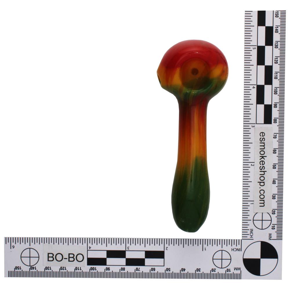 Rasta Glass Hand Pipe