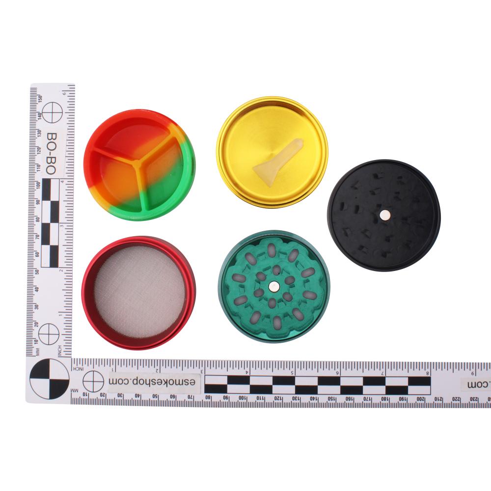Rasta Metal Grinder-5 Piece-Mix