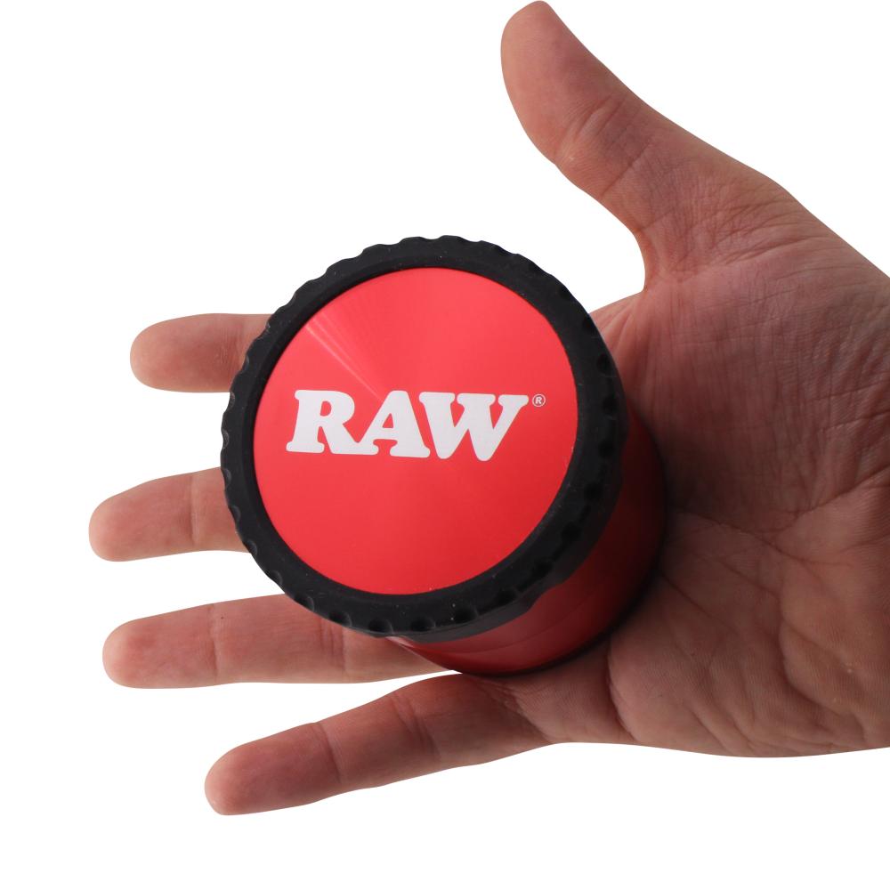 RAW Life Modular Grinder Aluminum-4 Piece-Red
