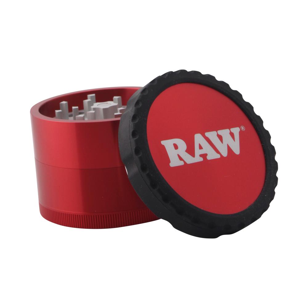 RAW Life Modular Grinder Aluminum-4 Piece-Red
