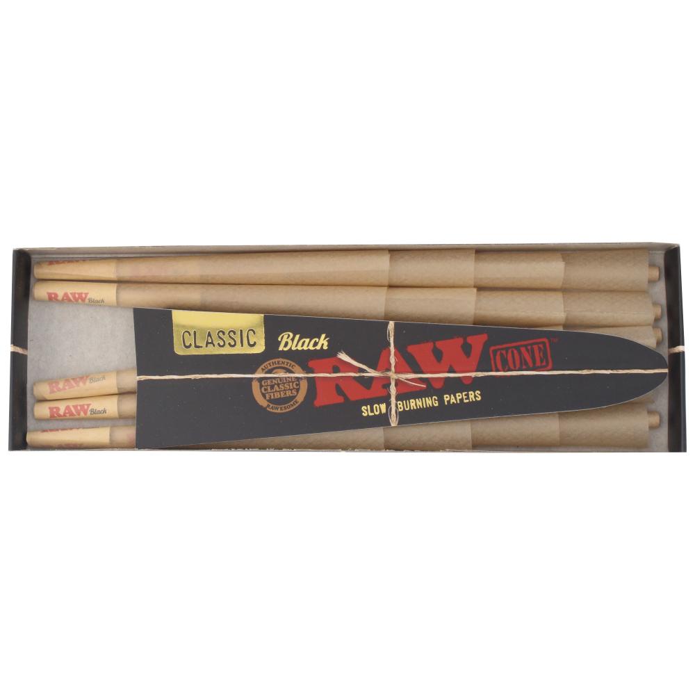 Raw Black Cones 20 Pack King Size