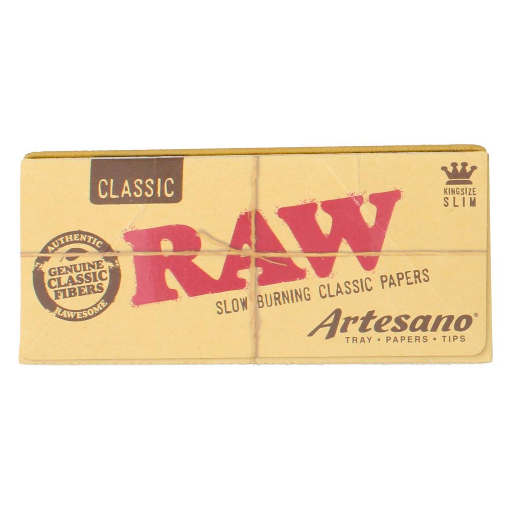 Raw Classic Artesano Tray Papers and Tips King Size