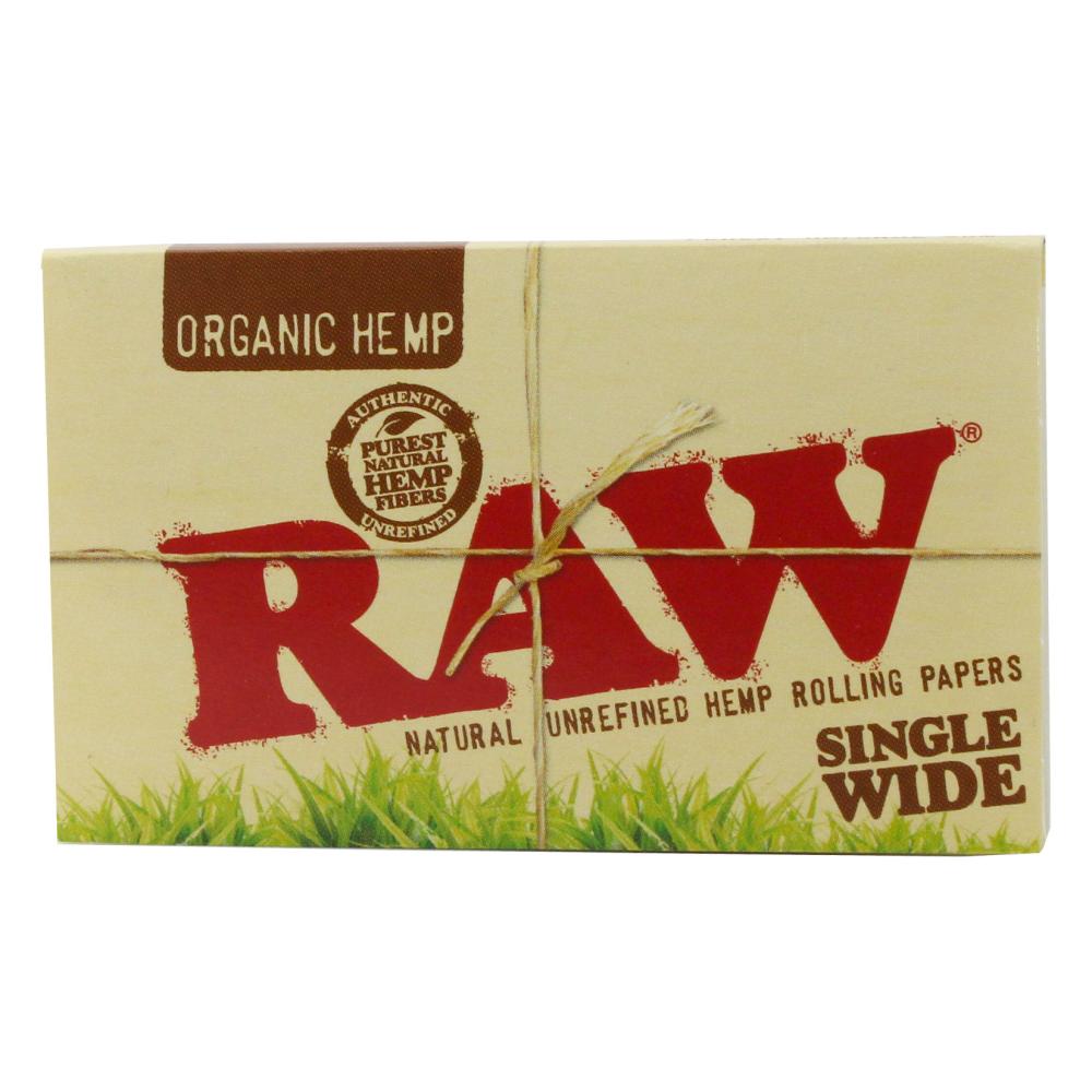Raw Organic Hemp Single Wide Rolling Papers