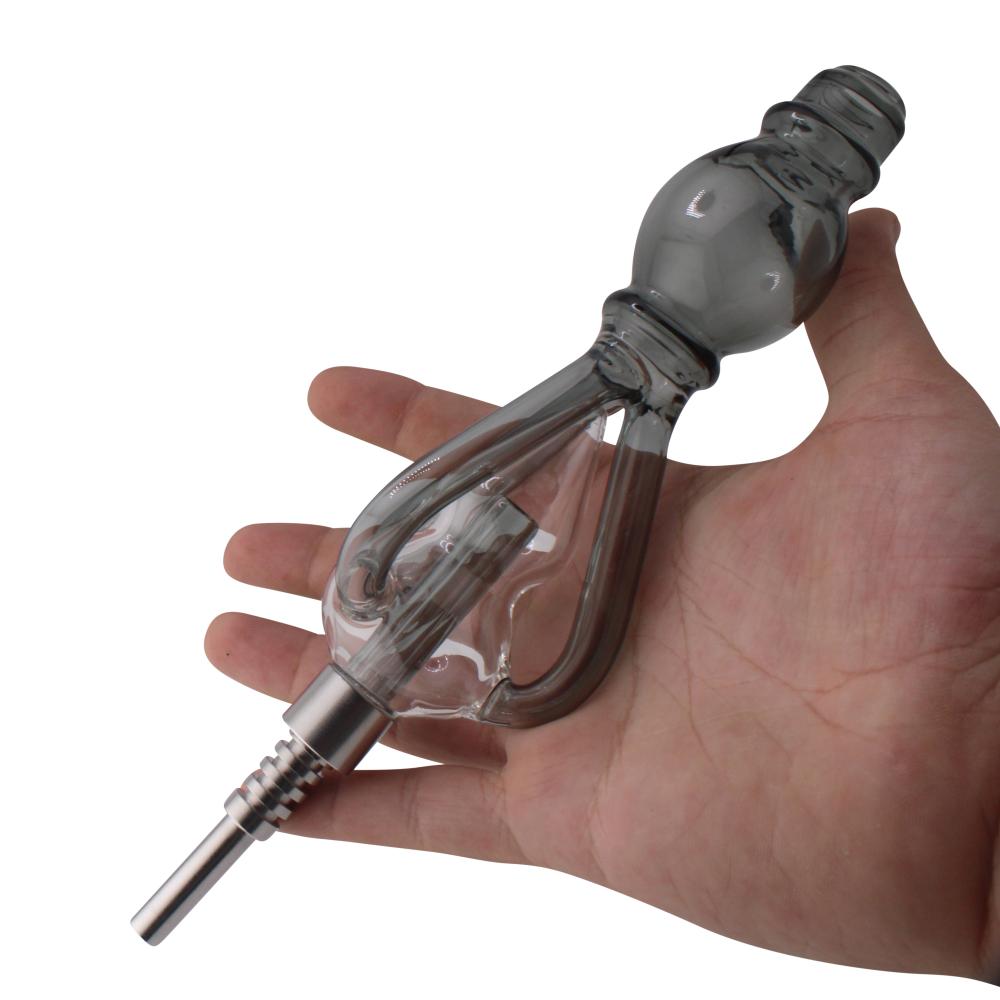 Recycler Glass Nectar Collector Set-Black