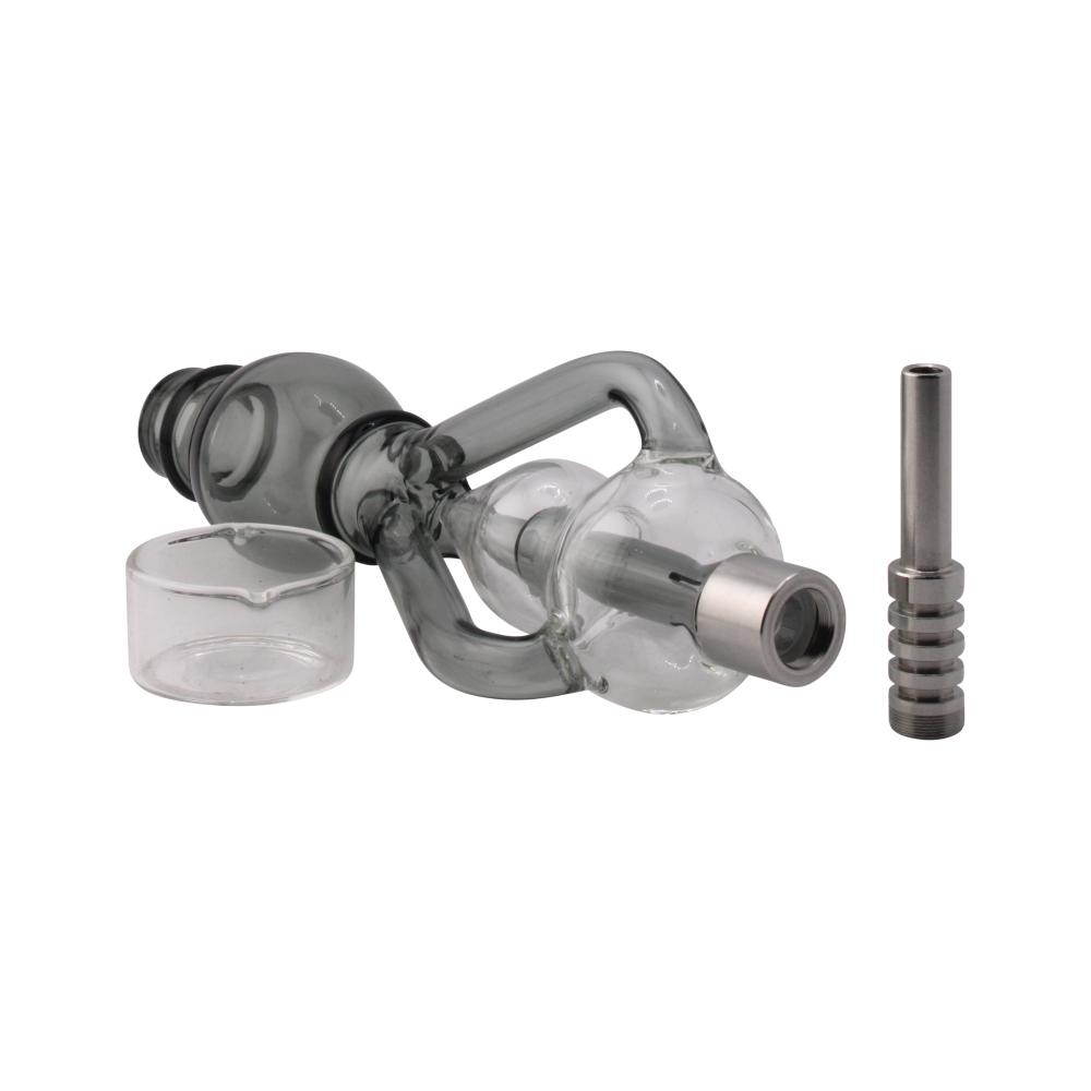 Recycler Glass Nectar Collector Set-Black