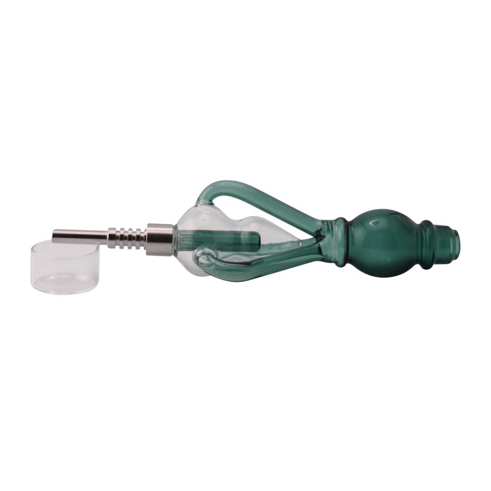 Recycler Glass Nectar Collector Set-Dark Green