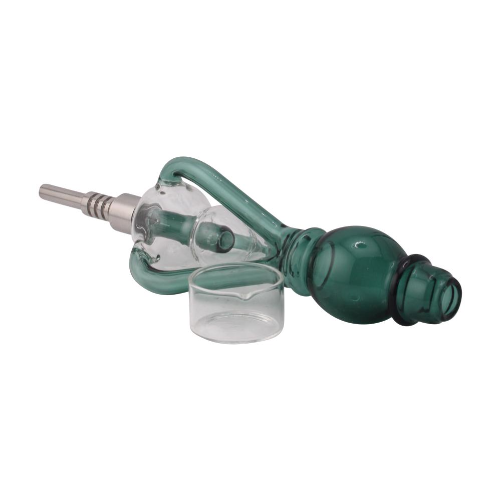Recycler Glass Nectar Collector Set-Dark Green