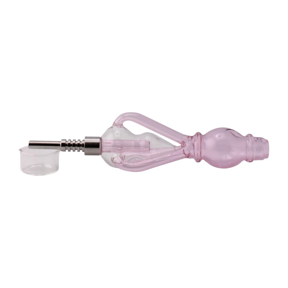 Recycler Glass Nectar Collector Set-Pink