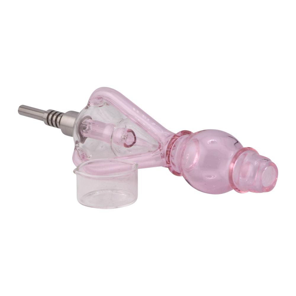 Recycler Glass Nectar Collector Set-Pink
