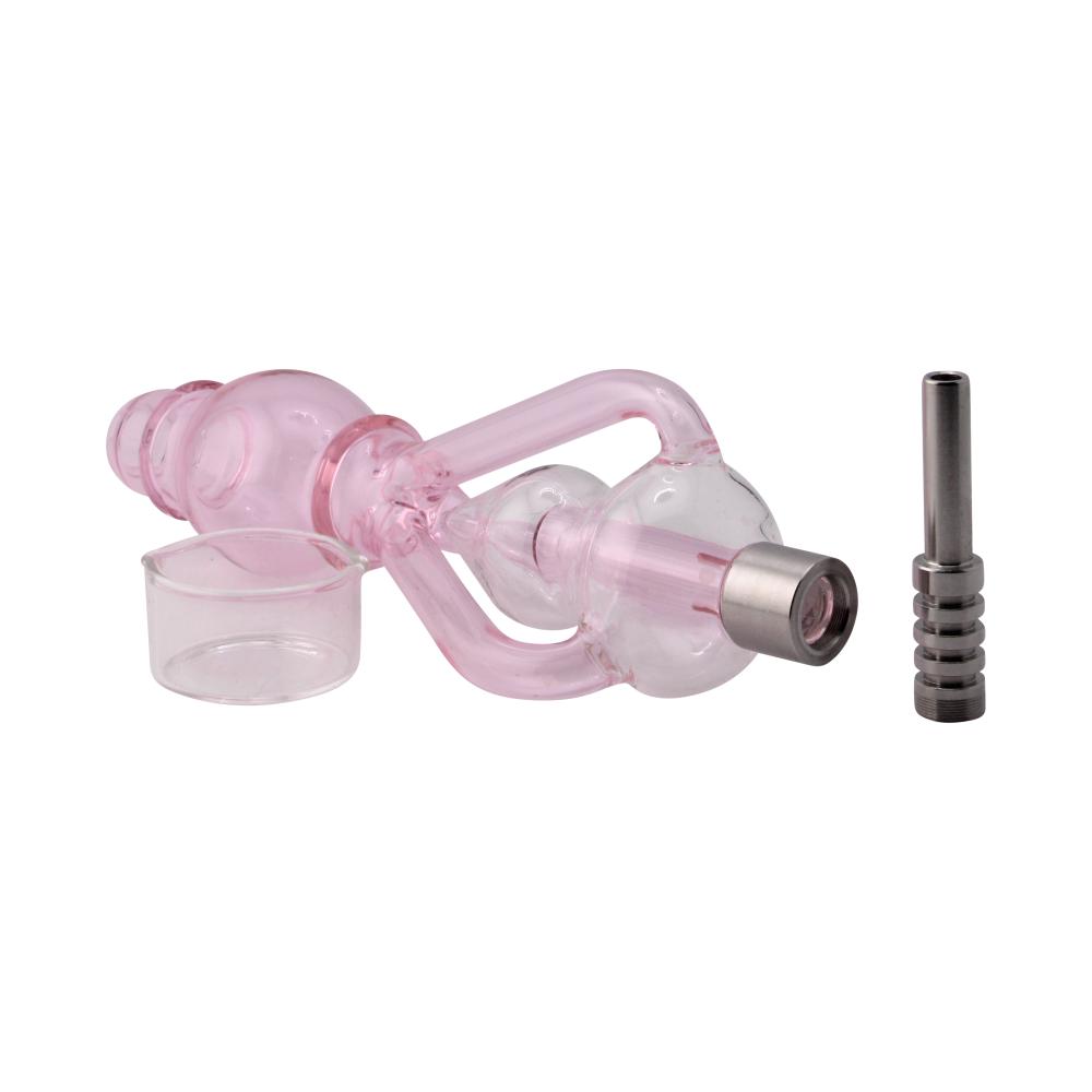 Recycler Glass Nectar Collector Set-Pink