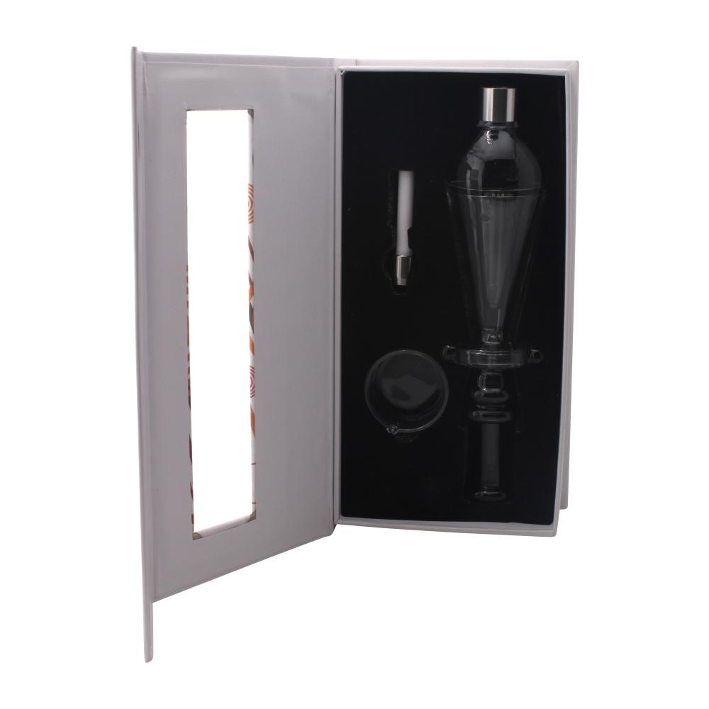 Recycler Medium Glass Nectar Collector Set-Black