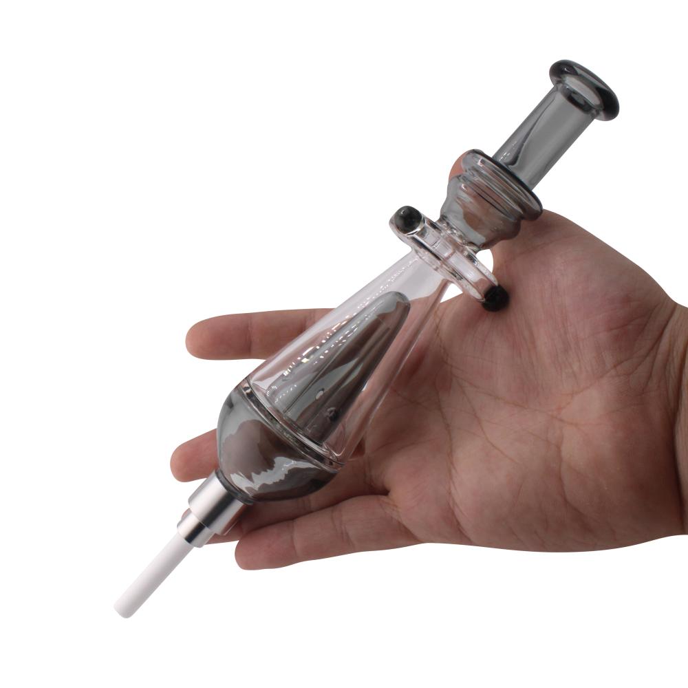 Recycler Medium Glass Nectar Collector Set-Black