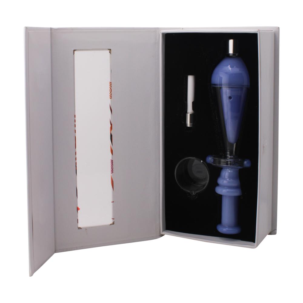 Recycler Medium Glass Nectar Collector Set-Blue