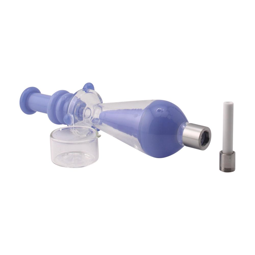 Recycler Medium Glass Nectar Collector Set-Blue