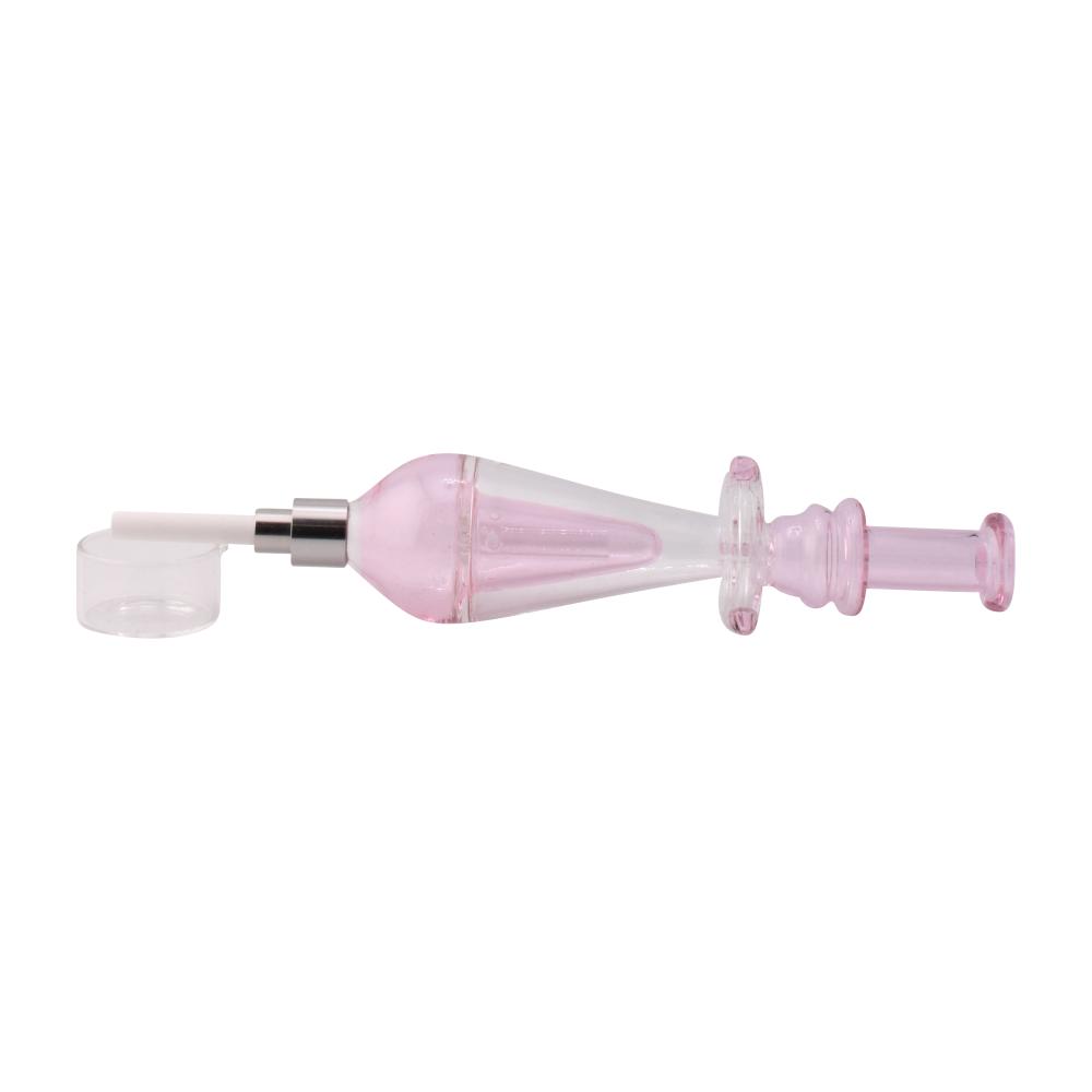 Recycler Medium Glass Nectar Collector Set-Pink