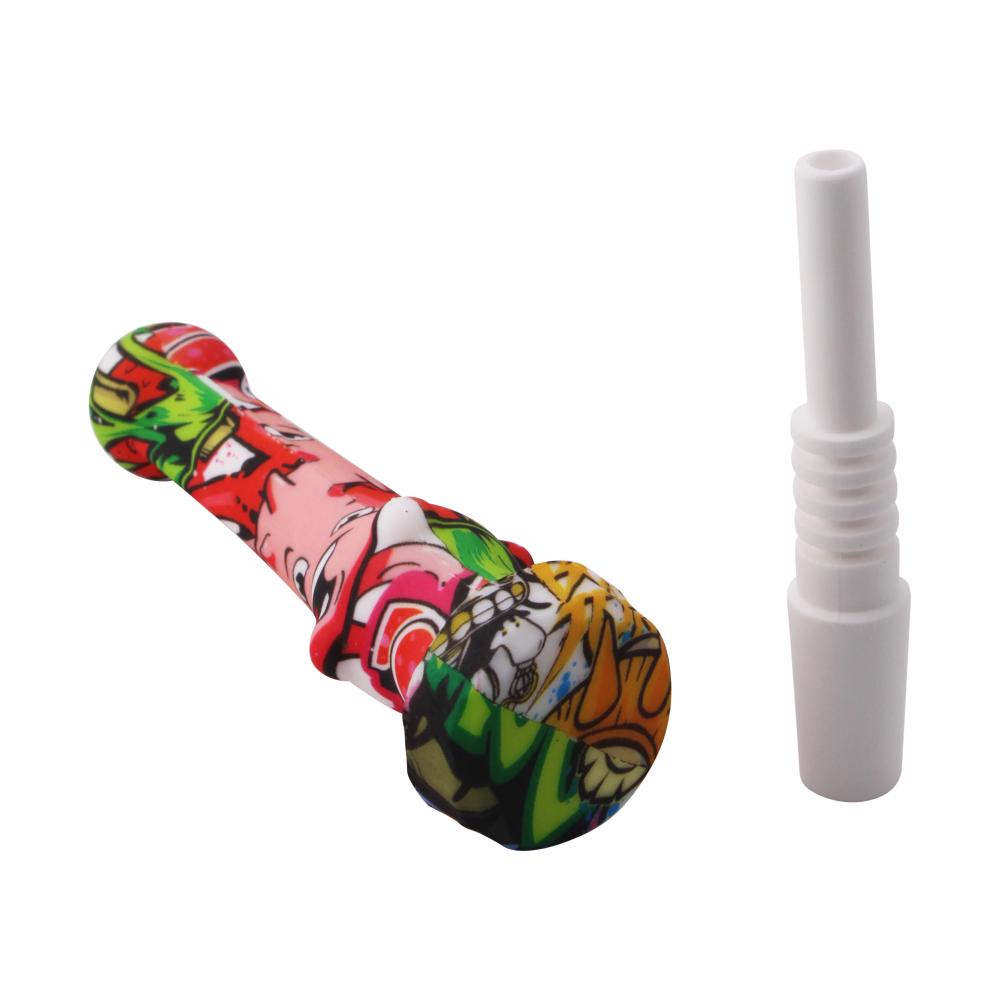 Regular Silicone Nectar Collector-Green Mix