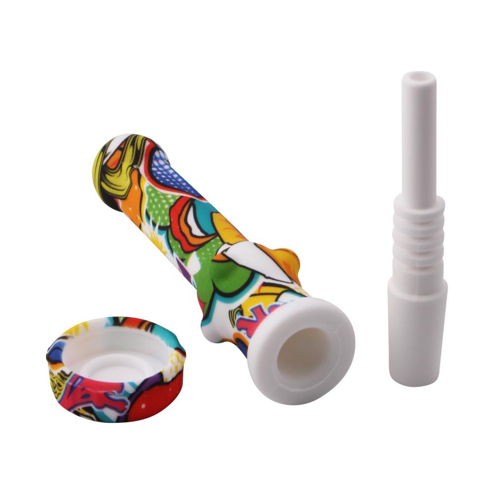 Regular Silicone Nectar Collector-White Mix
