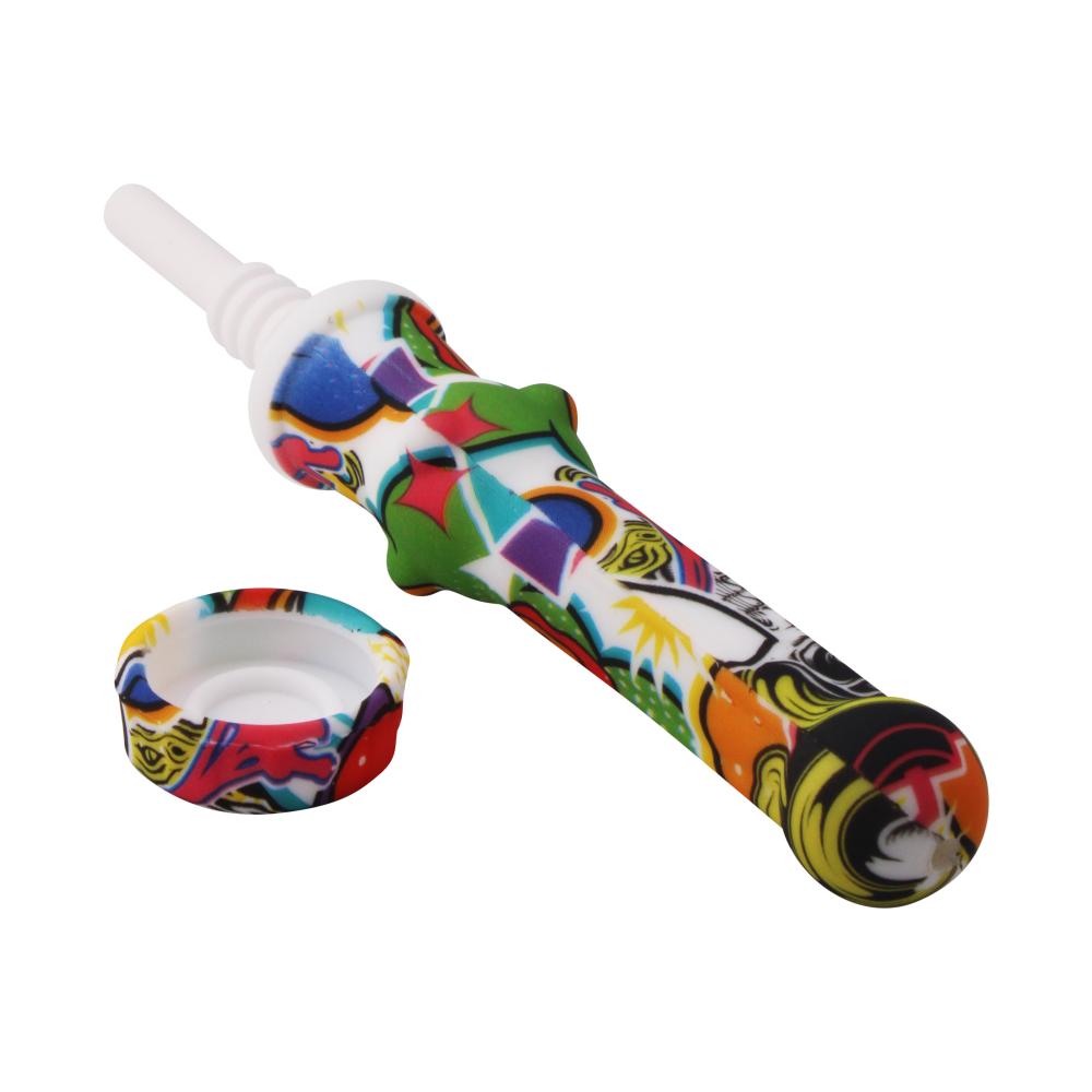 Regular Silicone Nectar Collector-White Mix