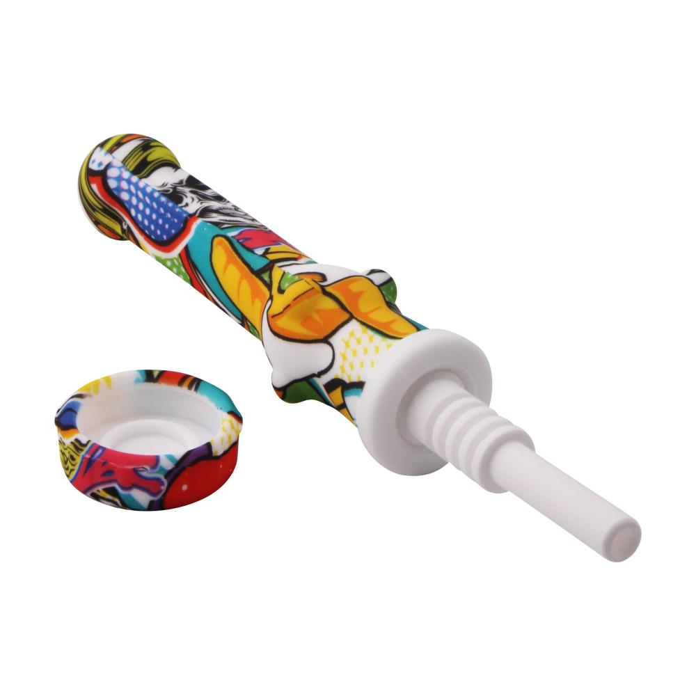 Regular Silicone Nectar Collector-White Mix