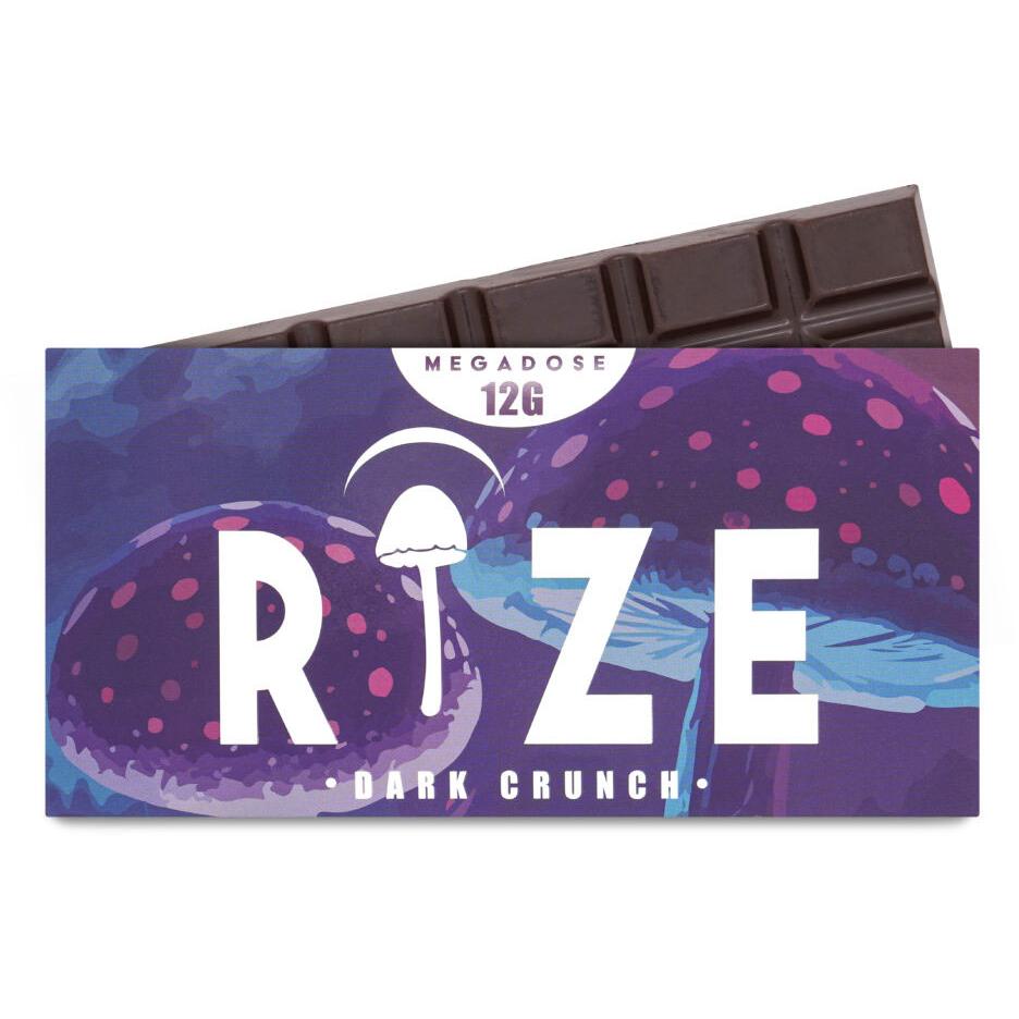 RIZE Mushroom Chocolate Bar 12g-Dark Crunch