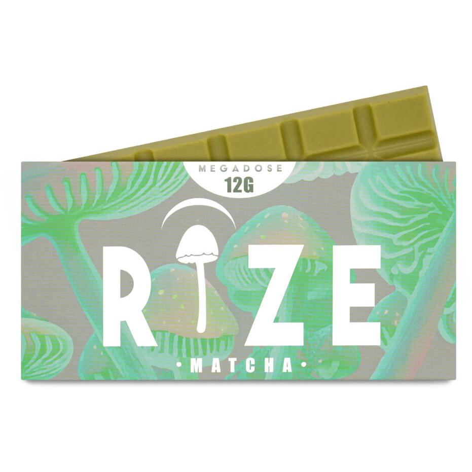 RIZE Mushroom Chocolate Bar 12g-Matcha