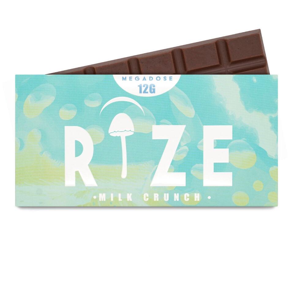 RIZE Mushroom Chocolate Bar 12g-Milk Crunch