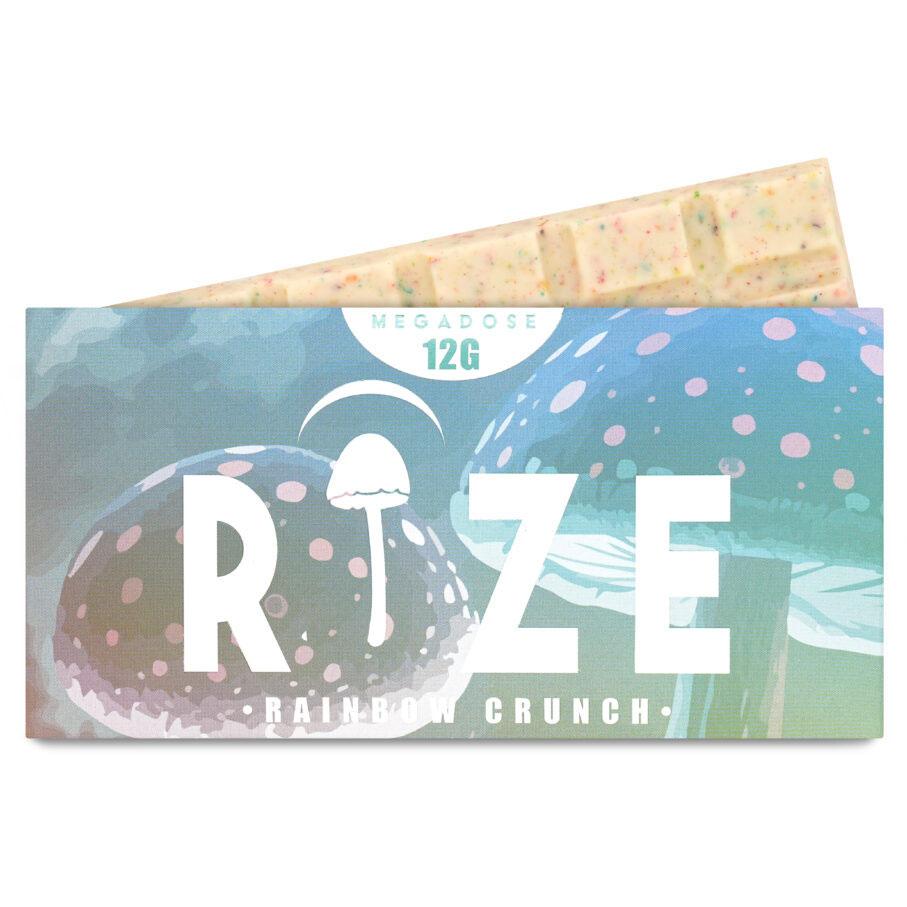 RIZE Mushroom Chocolate Bar 12g-Rainbow Crunch