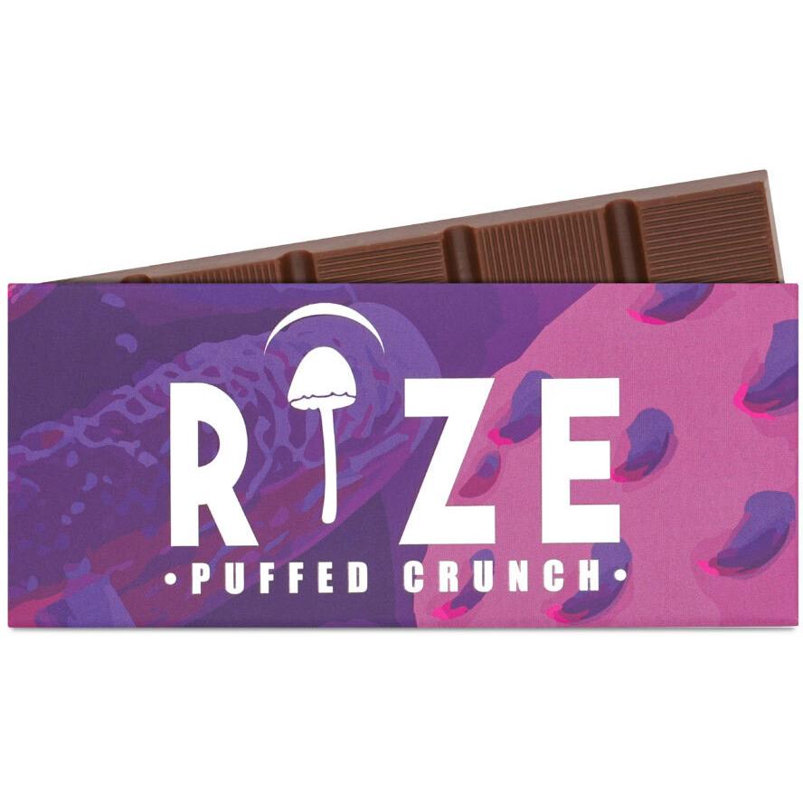 RIZE Mushroom Chocolate Bar 5g-Puffed Crunch