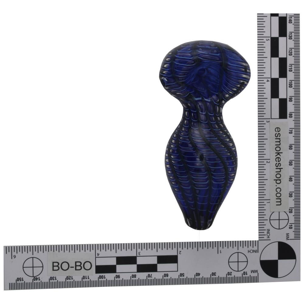 Royal Glass Hand Pipe-Blue