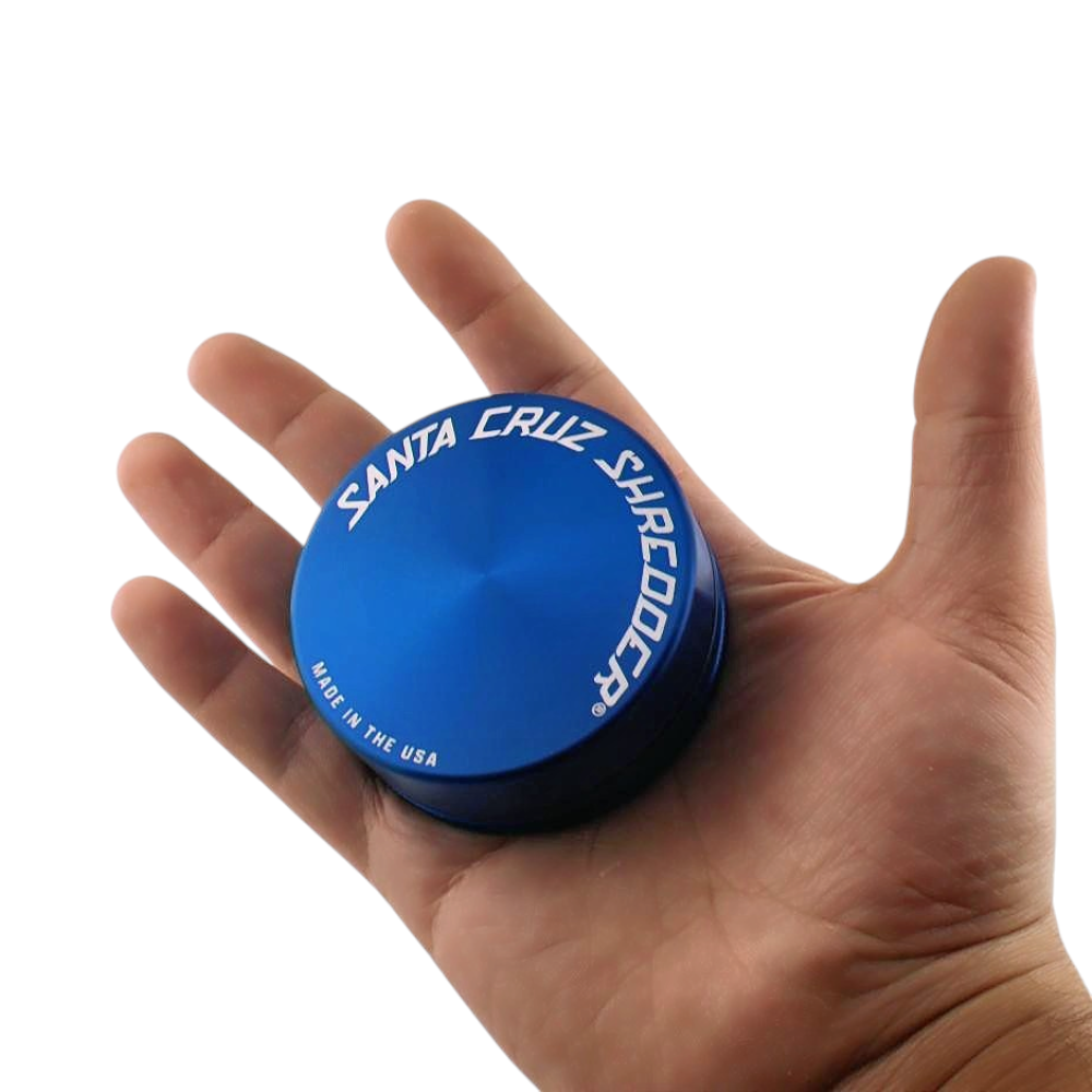 Santa Cruz Shredder Medium Metal Grinder Small-2 Piece-Blue
