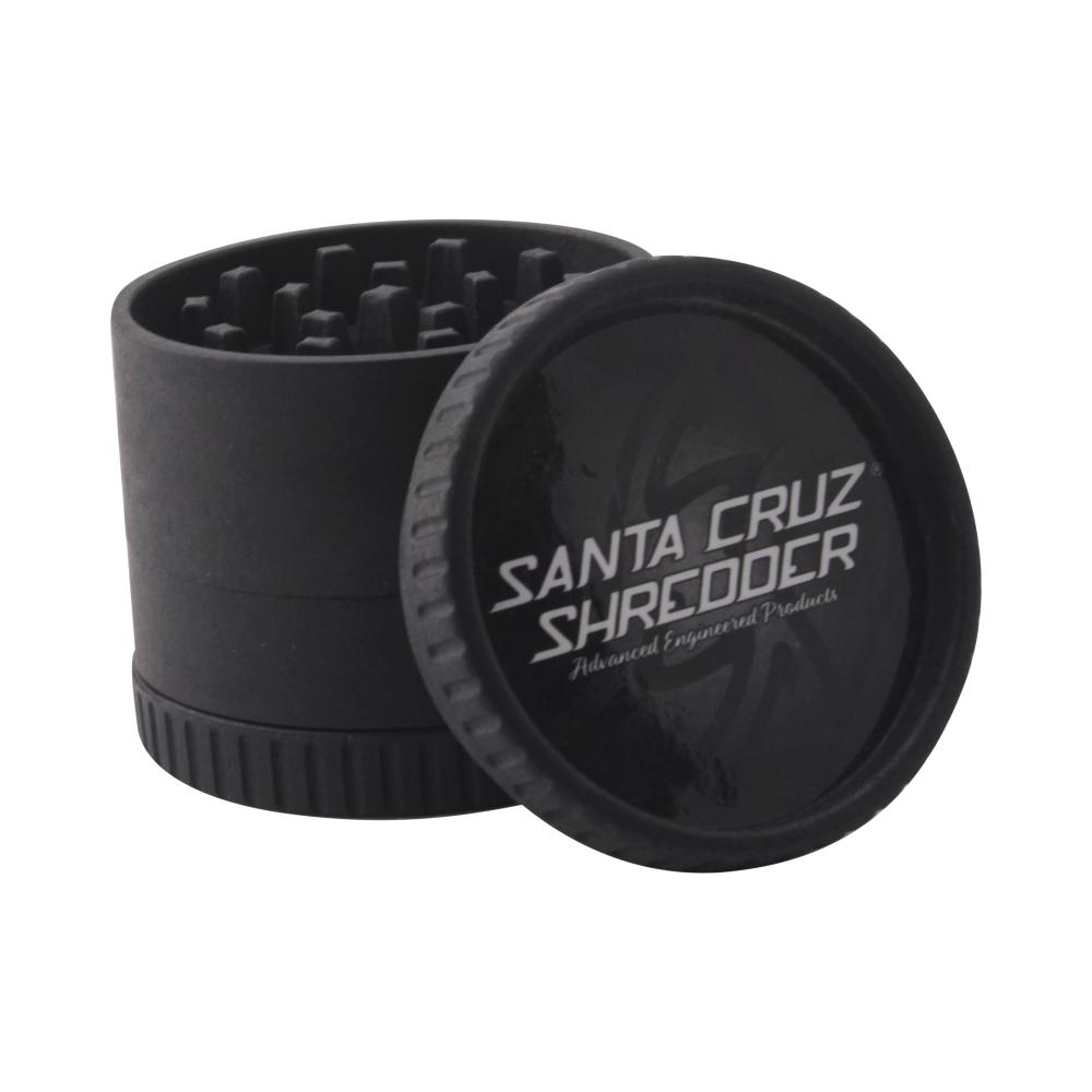 Santa Cruz Shredder Medium Plastic Grinder-4 Piece-Black
