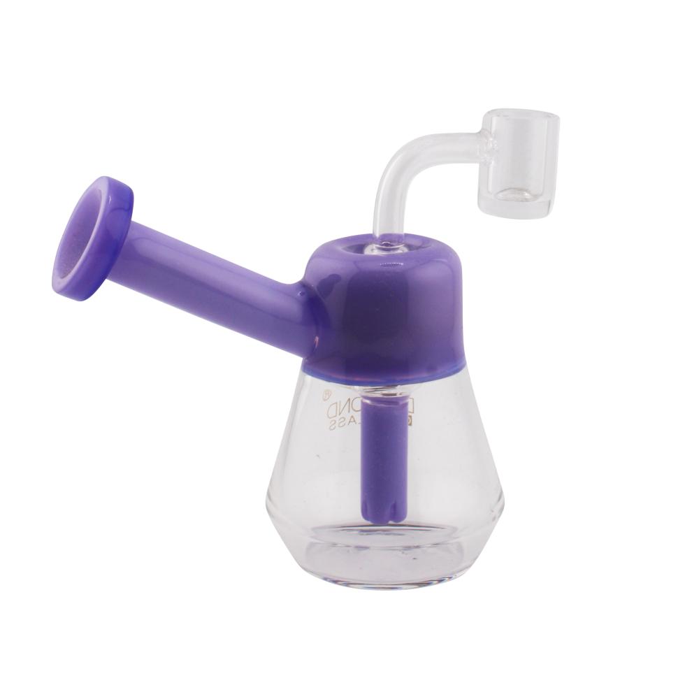 Sapphire Diamond Gold Glass Dab Rig-Purple