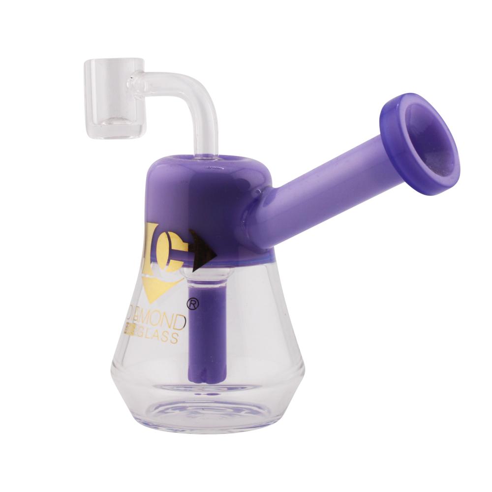 Sapphire Diamond Gold Glass Dab Rig-Purple