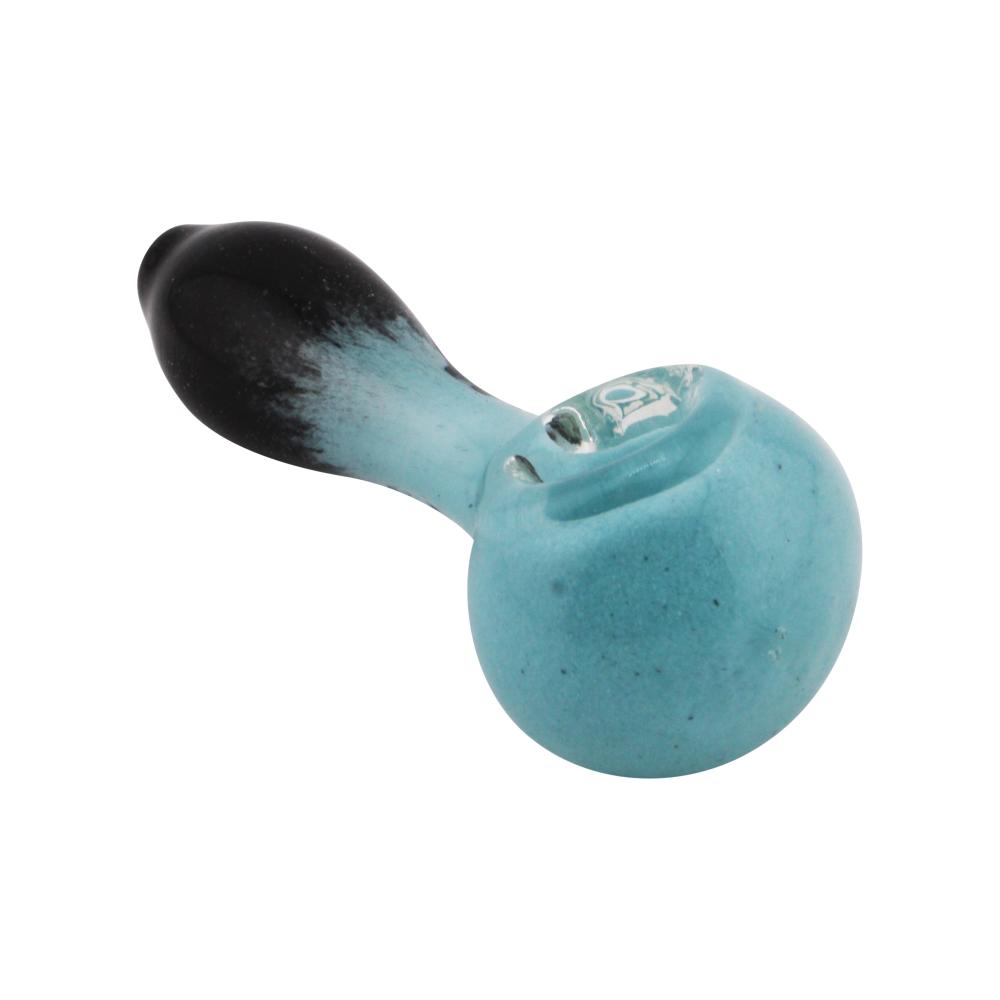Scarlet Glass Hand Pipe-Black and Blue