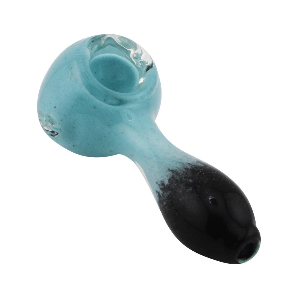 Scarlet Glass Hand Pipe-Black and Blue