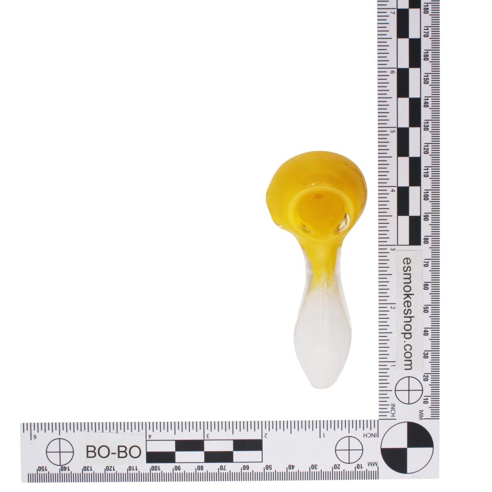 Scarlet Glass Hand Pipe-Yellow