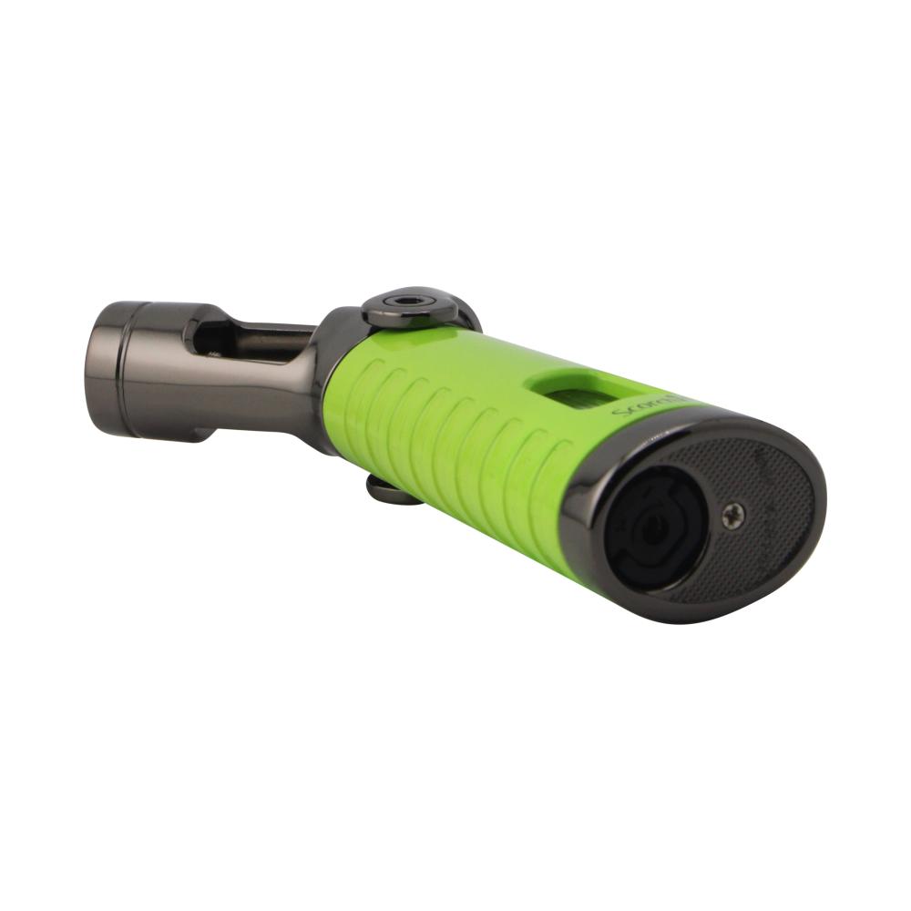 Scorch Aero Design Torch Lighter Single Flame-Green
