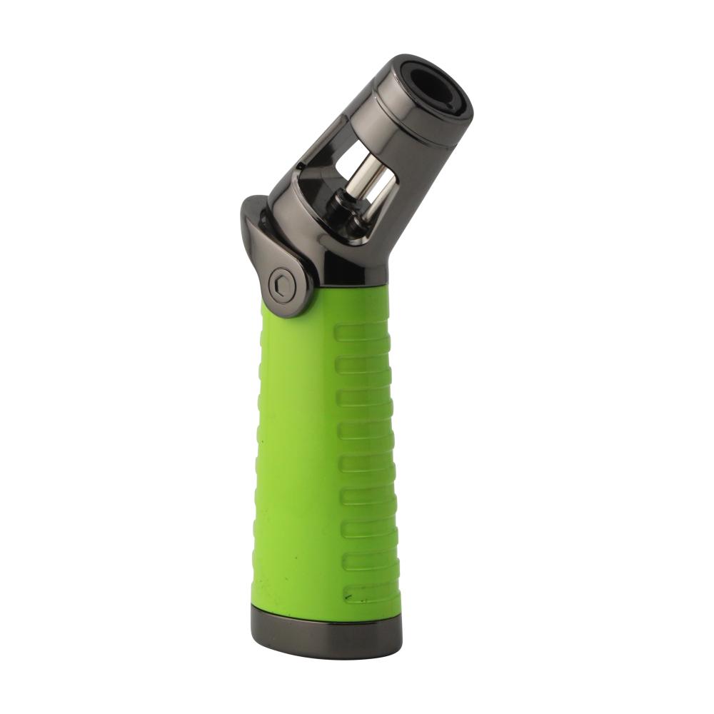 Scorch Aero Design Torch Lighter Single Flame-Green