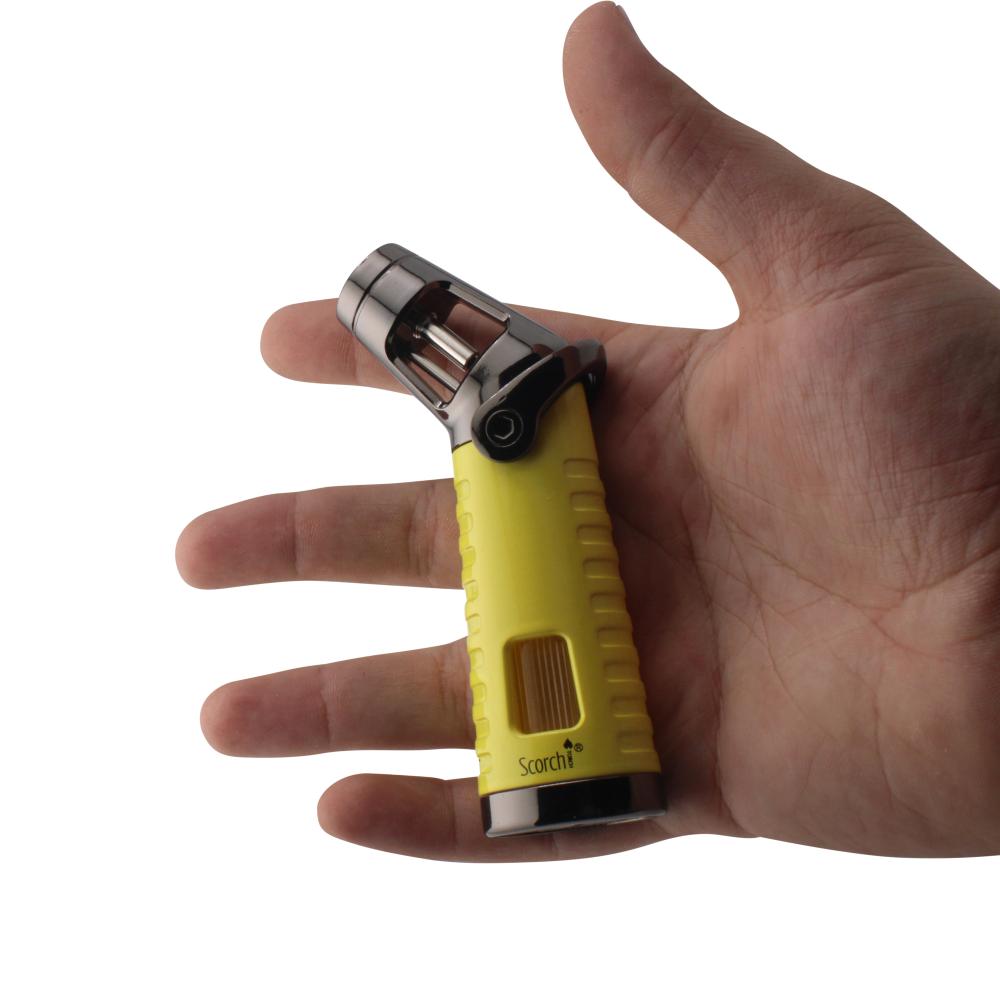 Scorch Aero Design Torch Lighter Single Flame-Yellow