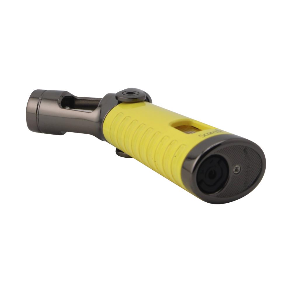 Scorch Aero Design Torch Lighter Single Flame-Yellow