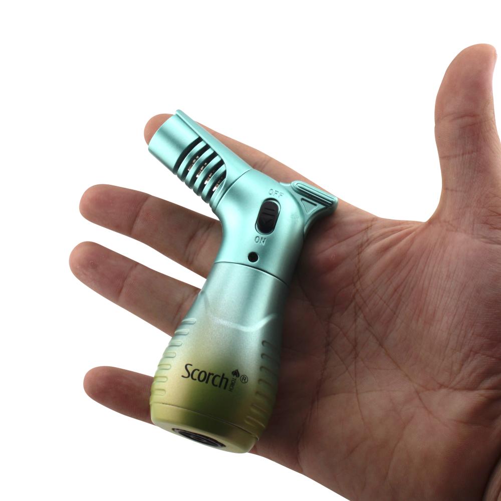 Scorch Airspace Single Flame Torch Lighter-Light Blue Mix