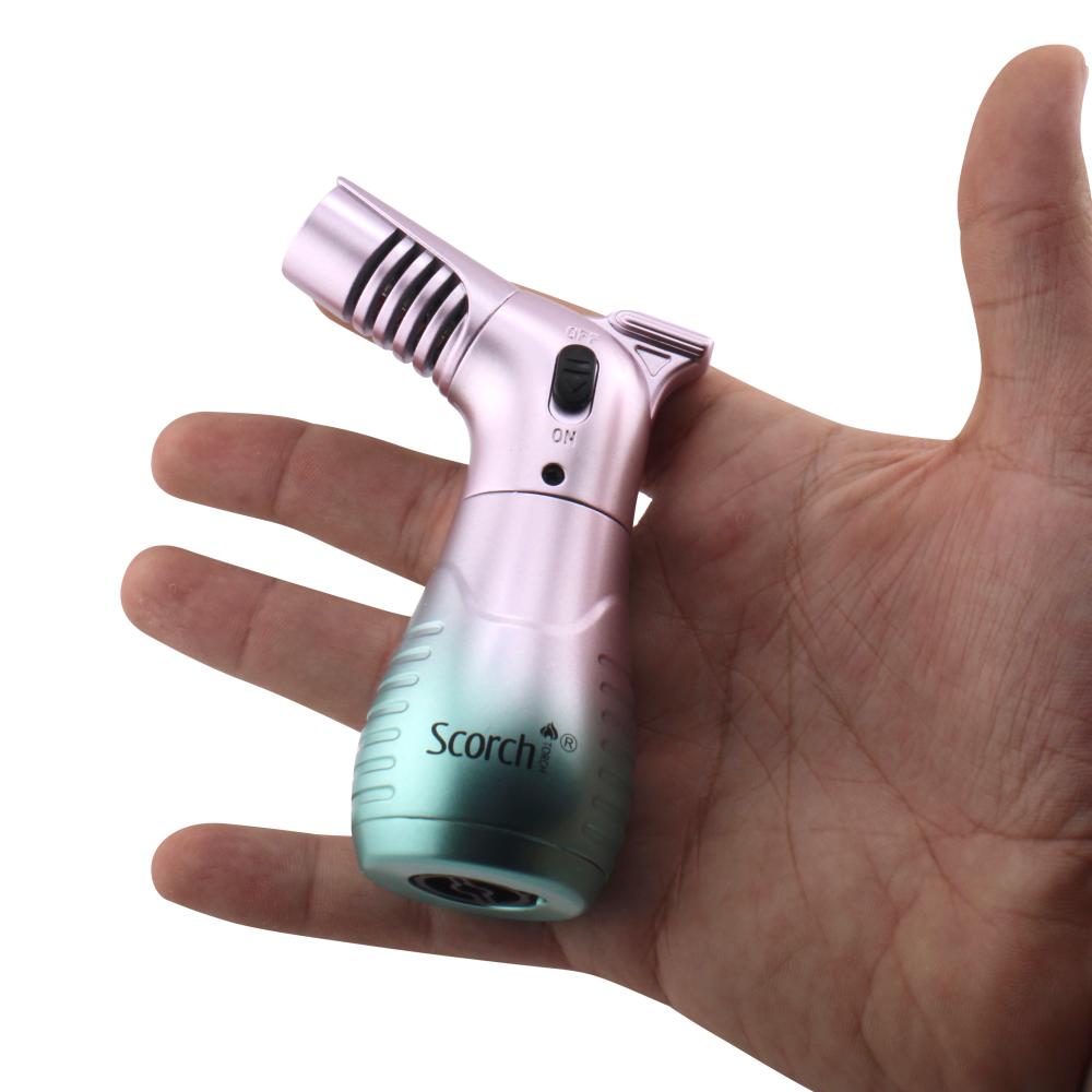 Scorch Airspace Single Flame Torch Lighter-Light Pink