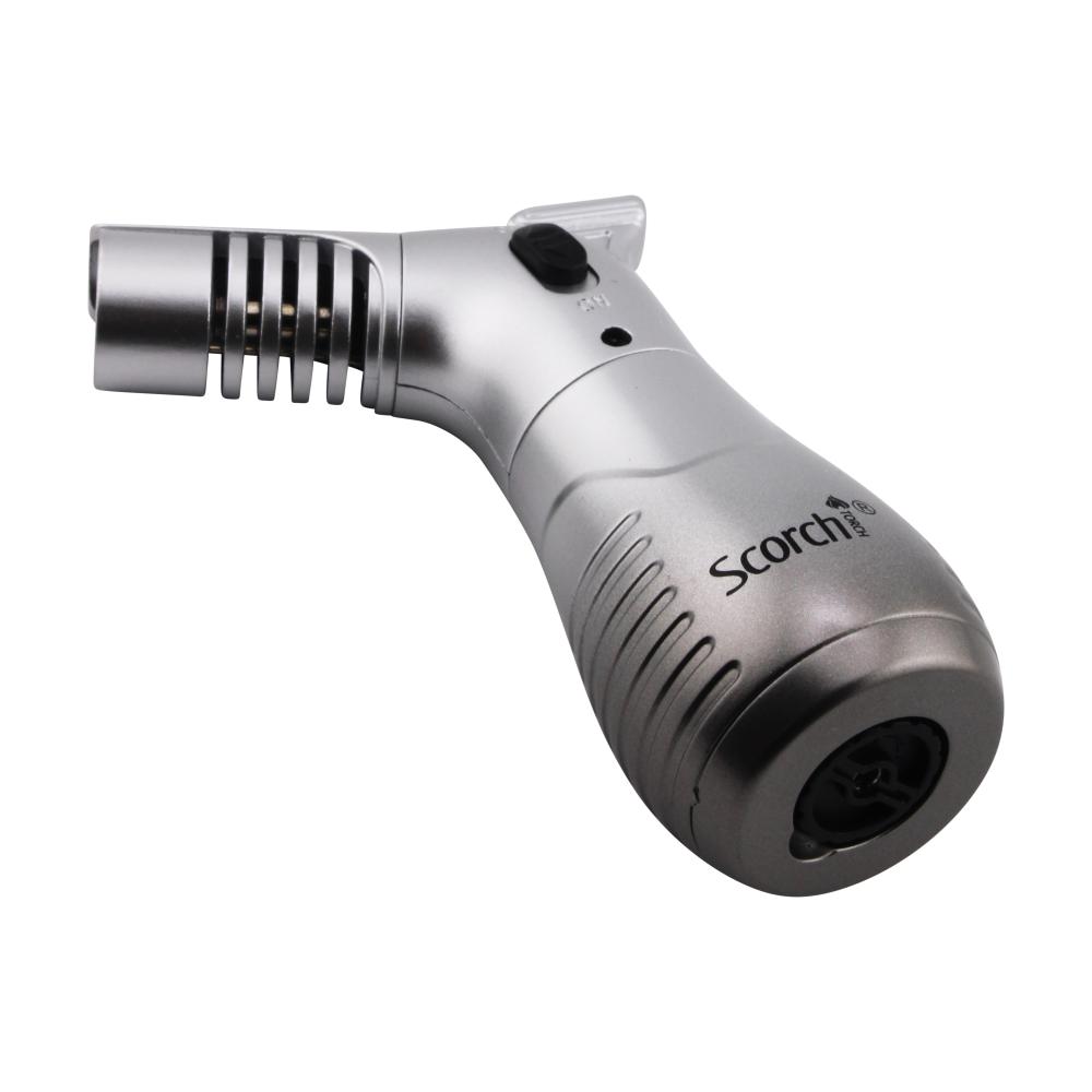 Scorch Airspace Single Flame Torch Lighter-Silver