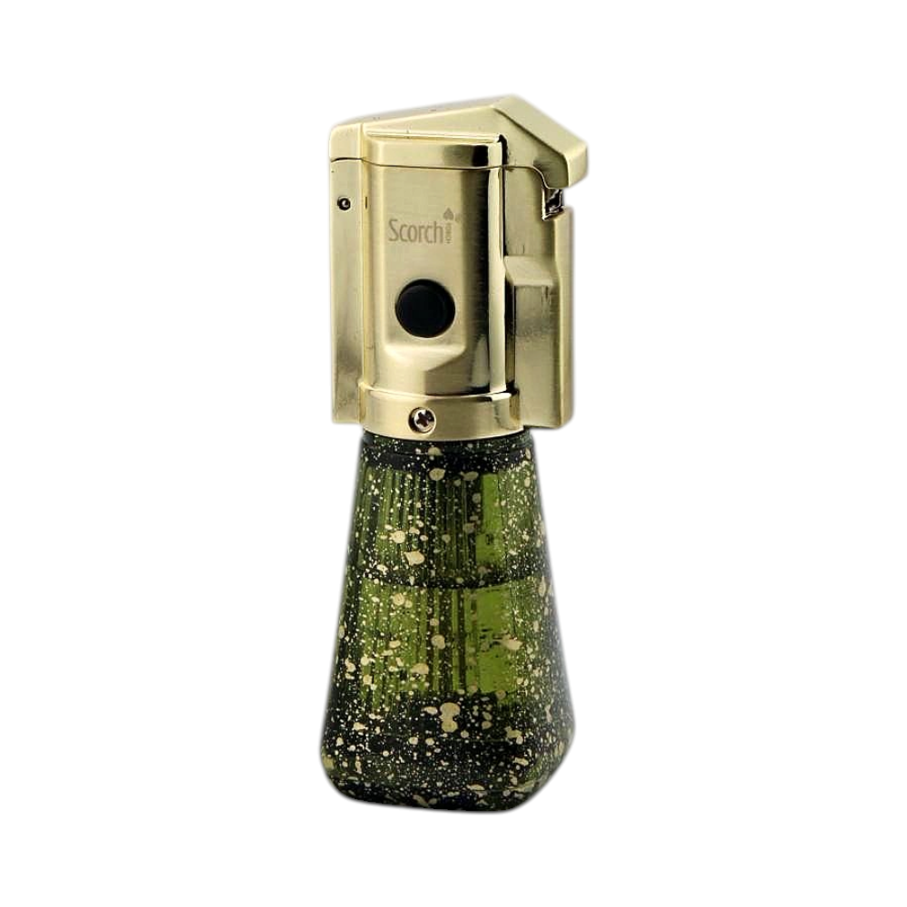 Scorch Art Cone Torch Lighter Single Flame-Transparent Gold