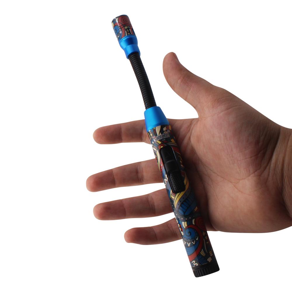 Scorch Art Flare Flexible Single Flame Torch Lighter-Blue