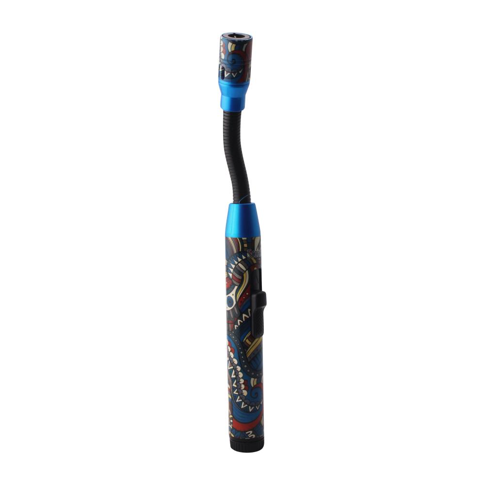 Scorch Art Flare Flexible Single Flame Torch Lighter-Blue